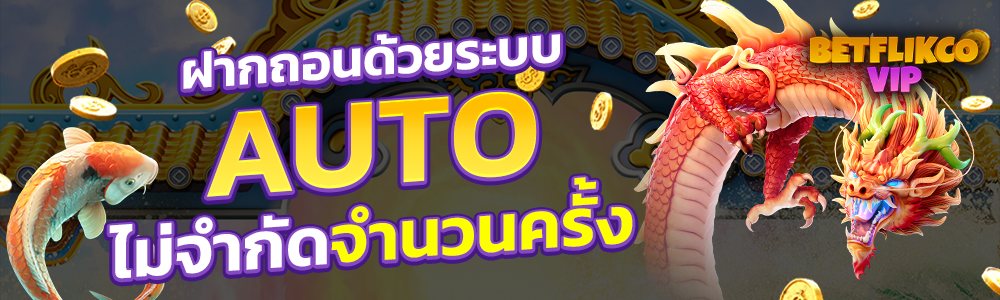 ฝากถอน AUTO ไม่จำกัดจำนวนครั้ง